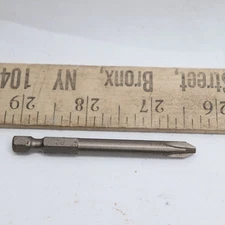 Vega Power Screwdriver Bit #2 Phillips 1/4" Hex Drive 2-3/4" OAL
