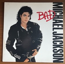 Michael Jackson Bad Vinyl LP 1987 Epic OE 406...