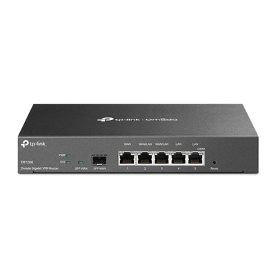 TP-Link ER7206 Omada Gigabit Multi-WAN VPN Router, IPsec/PPTP/L2TP/OpenVPN  