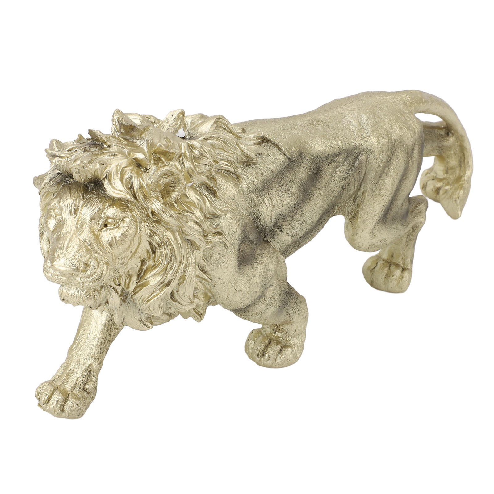 .Lion Statue Figurine Modern Art Sculpture Handmade Polyresin Animal Statue For