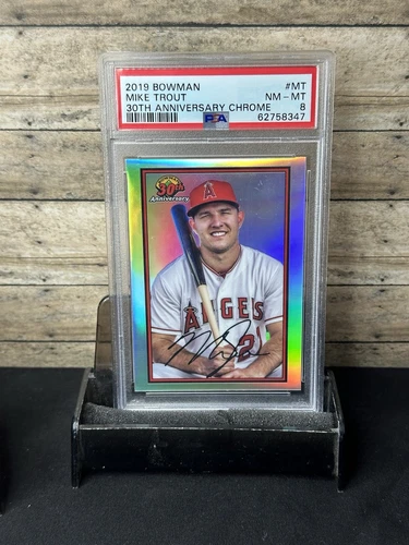2019 Bowman - 1989 Bowman Baseball 30th Anniversary Chrome Mike Trout #B30-MT