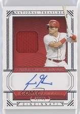 2019 Panini National Treasures /49 Scooter Gennett #TMS-SC Auto 0c6