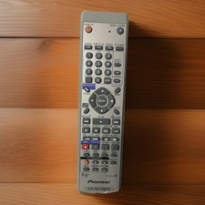 Genuine Pioneer VXX2928 DVD Recorder Remote Control Gray No Battery Cover Tested