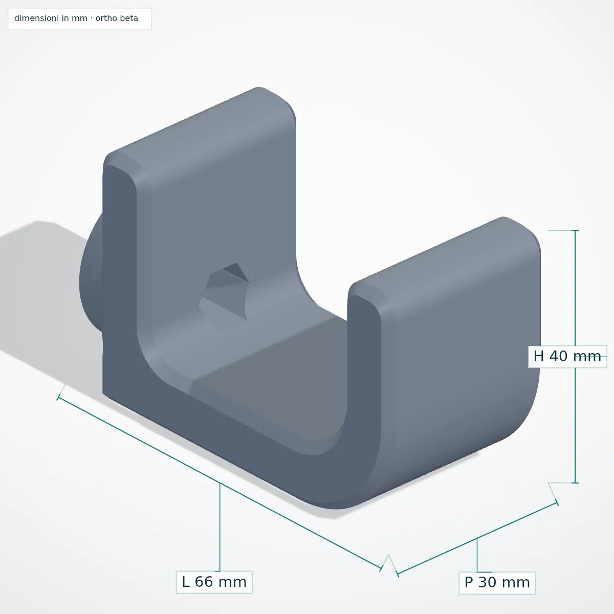 Supporto bici equilibrio stampato 3D per passeggino ABC Salsa 4 Air foto 6