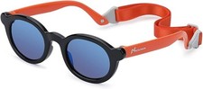 Baby Sunglasses 100% UV Proof Sunglasses Protection Baby,Toddler,0-2 Years,Black