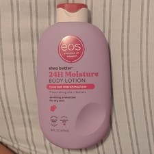 NEW eos Shea Better 24H Moisture Body Lotion Toasted Marshmallow 16 fl oz
