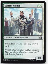 Gallant Citizen 820 FOIL Common Commander: Marvel Super Heroes MTG Near Mint