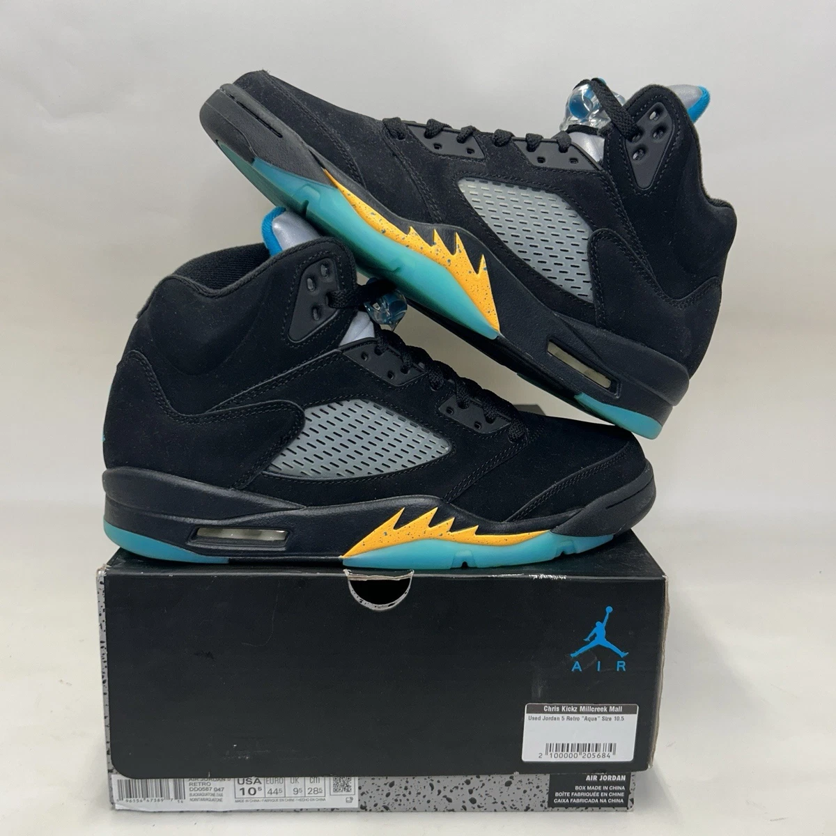 Jordan 5‎ Retro - \'Blue Suede\' (Size 9.5) *Nice Condition w/ OG Box* Air Jordan 5 Retro  main image 4
