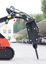 Hydraulic Hammer Concrete Breaker attachment for TYPHON STOMP SKIDSTEER