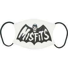 Men's Misfits Batmisfits Logo Face Mask White