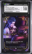 Riftbound Origins Jinx - Rebel Release Event Prize Pack Promo 202/298 CGC 10