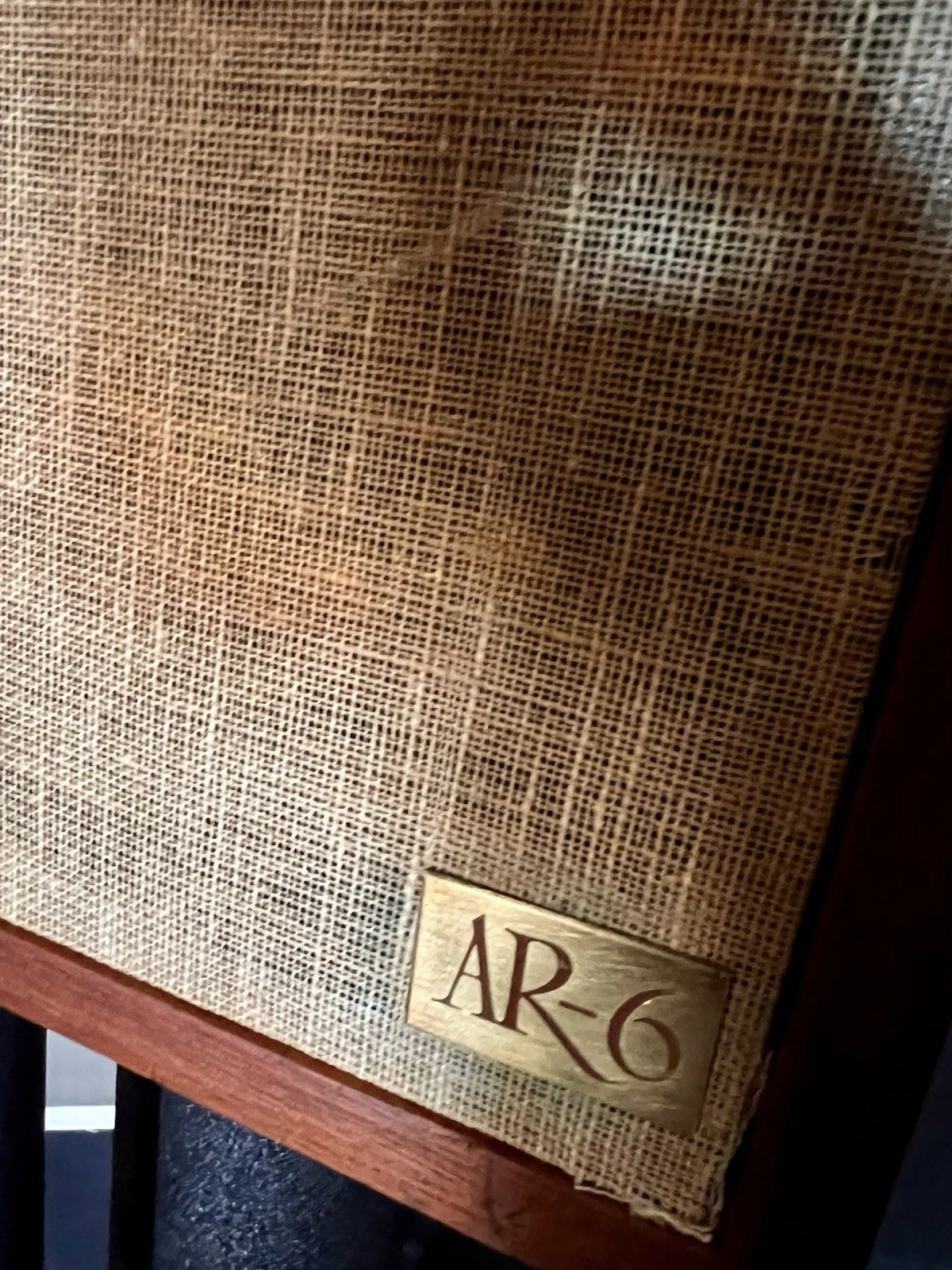 Vintage Acoustic Research AR6 Speakers New Surround, Clean Cabinets Beautiful image 6