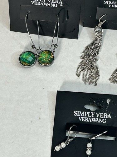 Simply Vera Set aus 5 2 modischen Vera Wang Ohrringen - Bild 11 von 12