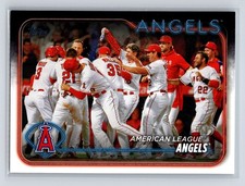 2024 Topps #279 Angels David Fletcher; Shohei Ohtani; Matt Thaiss; Chad Wallach