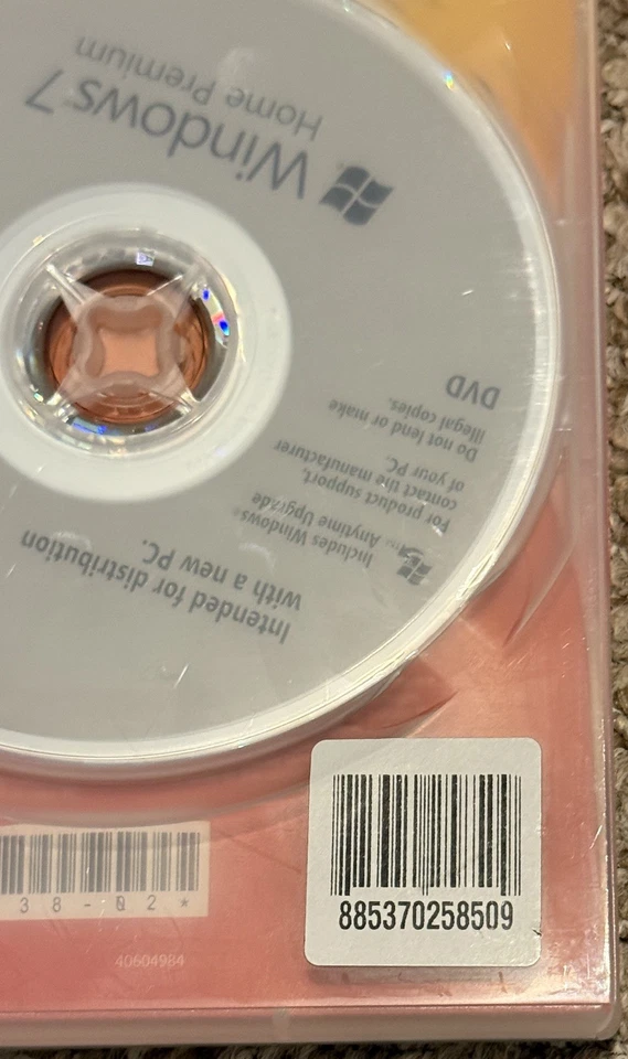 Microsoft Windows 7 Home Premium 64-Bit Software Disc NO Code / Key - Image 3 of 4