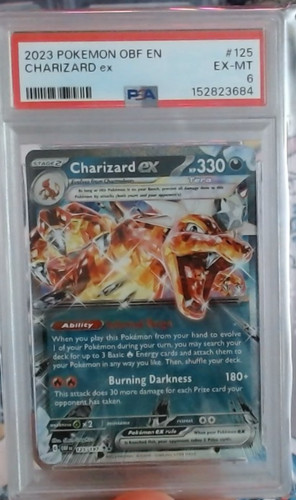 Charizard ex graded PSA 6 for sale on eBay