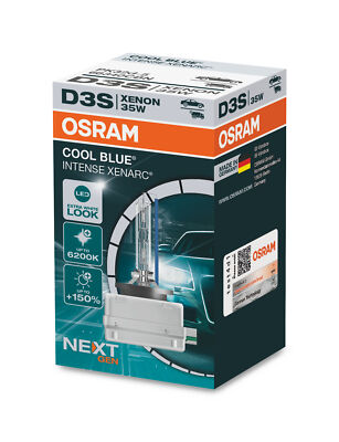 OSRAM D3S 12V+24V 35W PK32d-5 XENARC COOL BLUE INTENSE NextGen 6200K +150% 1...