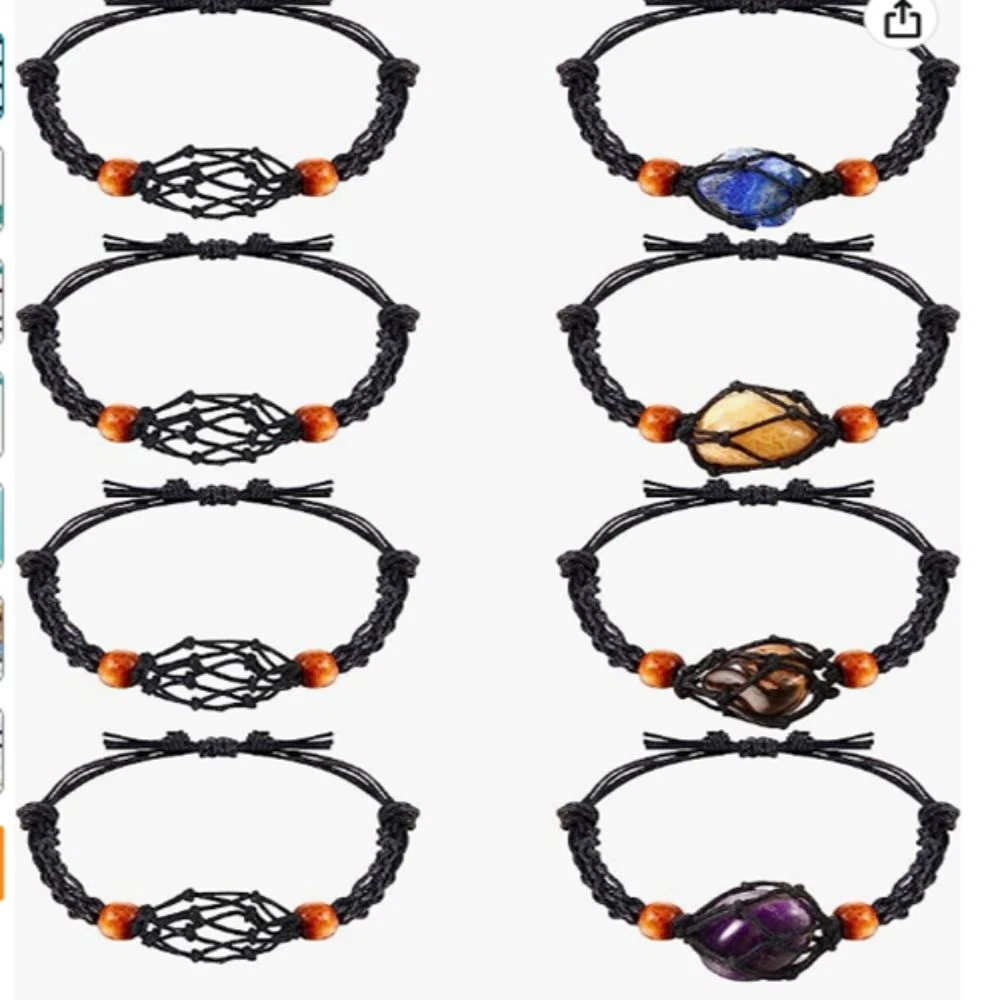 Nylon Crystal Bracelet Holder For Stone Necklace eBay