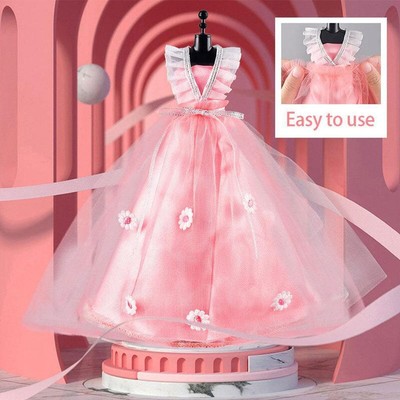 easy doll dress making