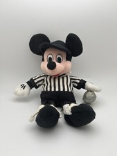 Disney Mickey Mouse beanbag plush Referee Umpire official 8"