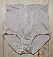 VTG Flexees Beige Panties Shapewear Panty Medium Nylon Spandex Girdle Brief