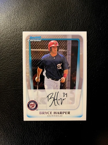 2011 BOWMAN CHROME BRYCE HARPER ROOKIE # BCP111 * MT *