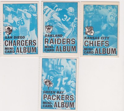 MANY TEAMS AVAILABLE 1969 Topps Football 4 in 1 PICK YOUR TEAM UNUSED BOOKLETS 