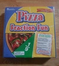 New Sealed Pizza Fraction Fun Learning Resources Math Game Visual Learning Kids