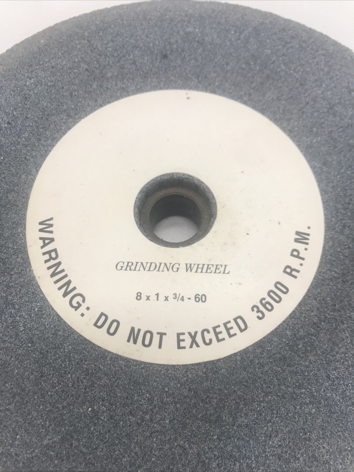 ***8 Inch Bench Grinding Wheel NEW 60 grit 8X1X3/4 USA Made*** eBay
