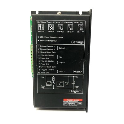 MAXON MOTOR CONTROL 235811 SHUNT REGULATOR