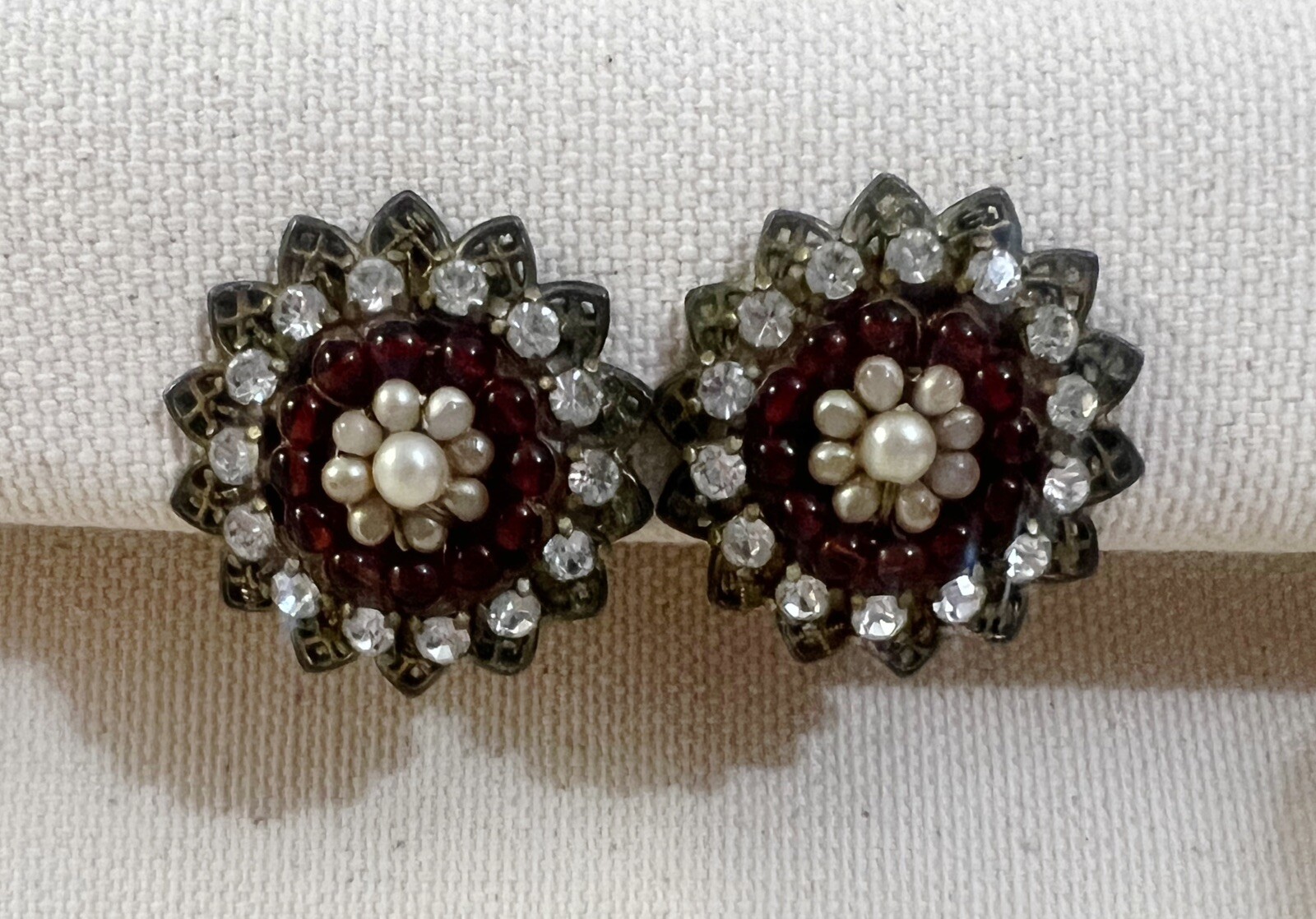 Vintage Signed Eugene Earrings - image 1