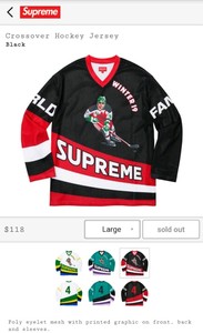 supreme hockey jersey