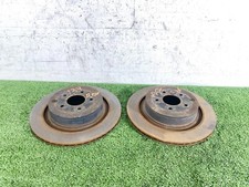 14-23 INFINITI Q50 Q60 RED SPORT REAR LEFT & RIGHT DISC BRAKE ROTORS SET 2 OEM