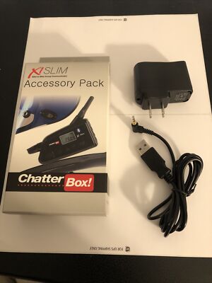   NEW CHATTERBOX X1 SLIM CHARGER WALL ADAPTER and POWER CORD CBX1SLIMCHRG OEM 