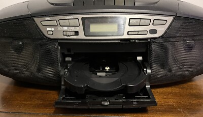 Panasonic RX-DS17 Portable CD Cassette Radio Boombox w/ Remote