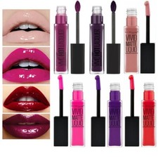 Maybelline Vivid Hot Lacquer Gloss & Matte liquid lipstick 💋 & CHEAP PACKS OF 3