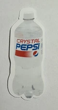 Crystal Clear Pepsi Sticker Decal Phone Laptop Skateboard Bottle Flask Free Ship
