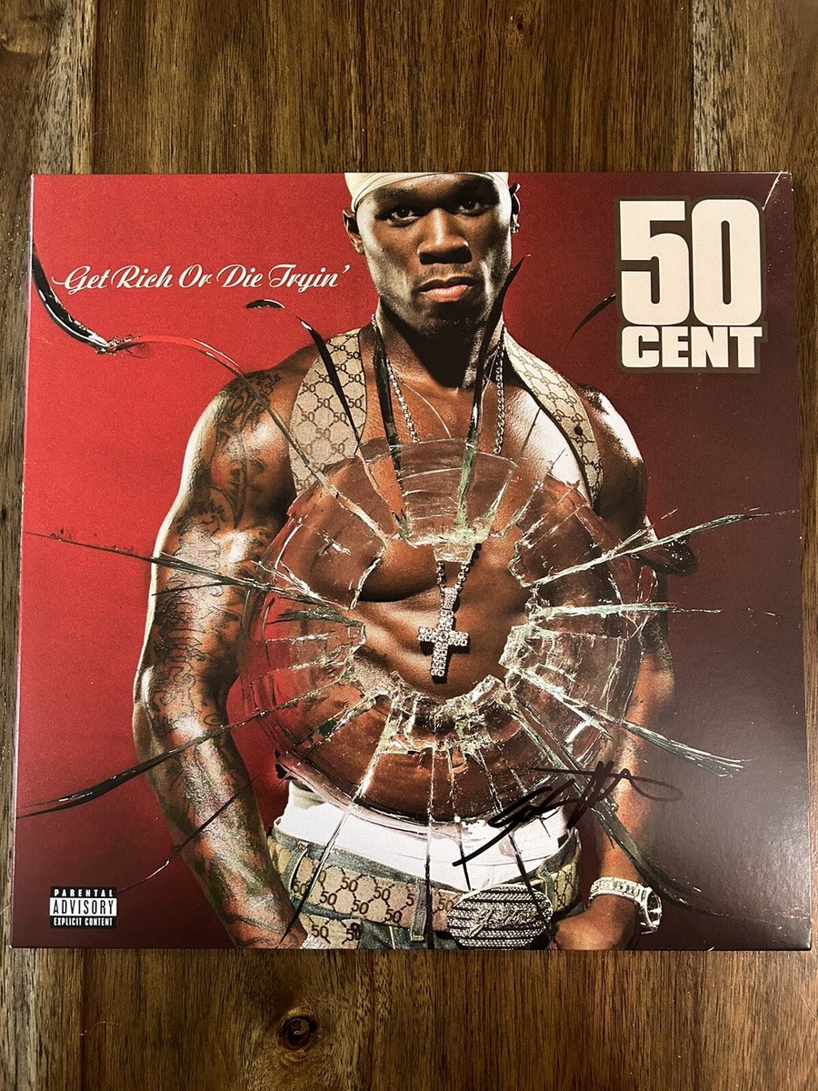 50 Cent 'Get Rich Or Die Tryin' Signed Vinyl Album Beckett 50 Cent 'Get Rich Or Die Tryin' Signed Vinyl Album Beckett