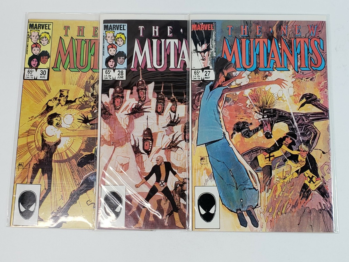 New Mutants 27 28 30 Marvel Comics 3 book Copper Age lot Bill