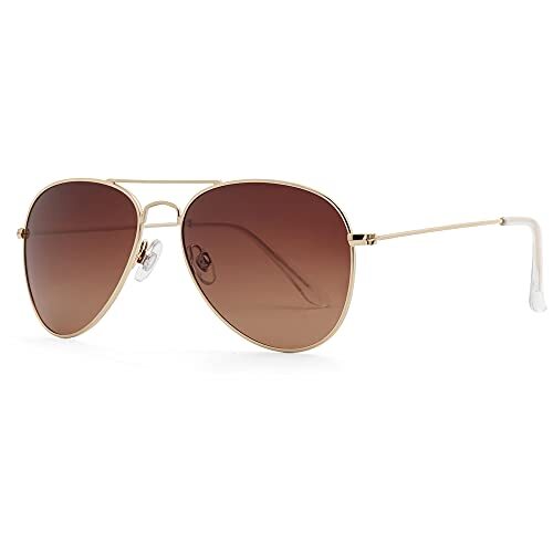 Polarized Aviator Sunglasses for Women Men Lens and  display picture 1