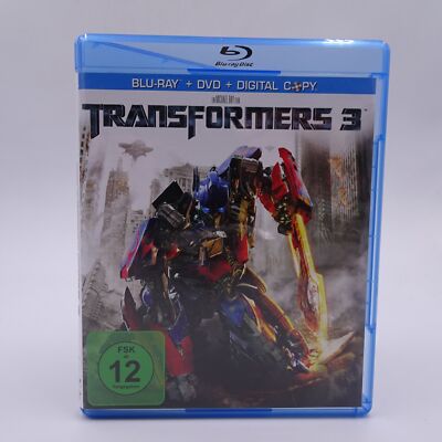 Transformers 3 Blu ray Film Movie Michael Bay Shia La Beouf Rose Huntington