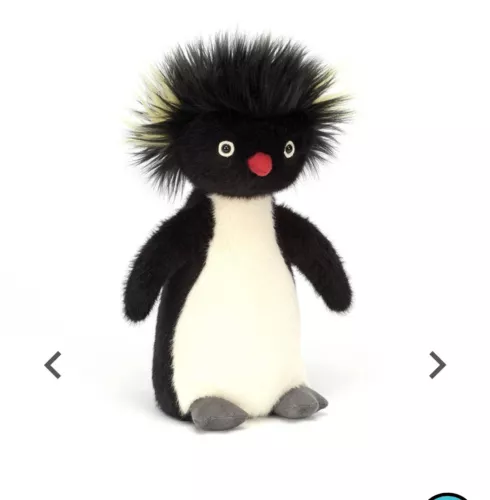 NWT Jellycat RONNIE ROCKHOPPER PENGUIN Rare & Hard to Find Soft Plush FAST SHIP! - Picture 2 of 6