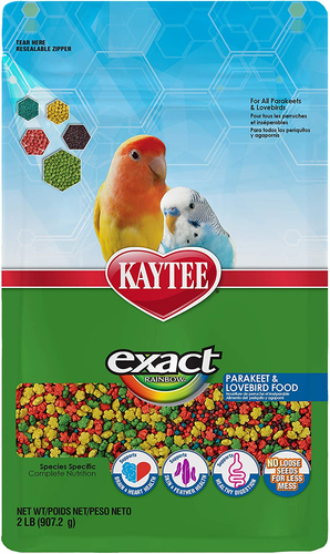 kaytee exact rainbow parakeet food