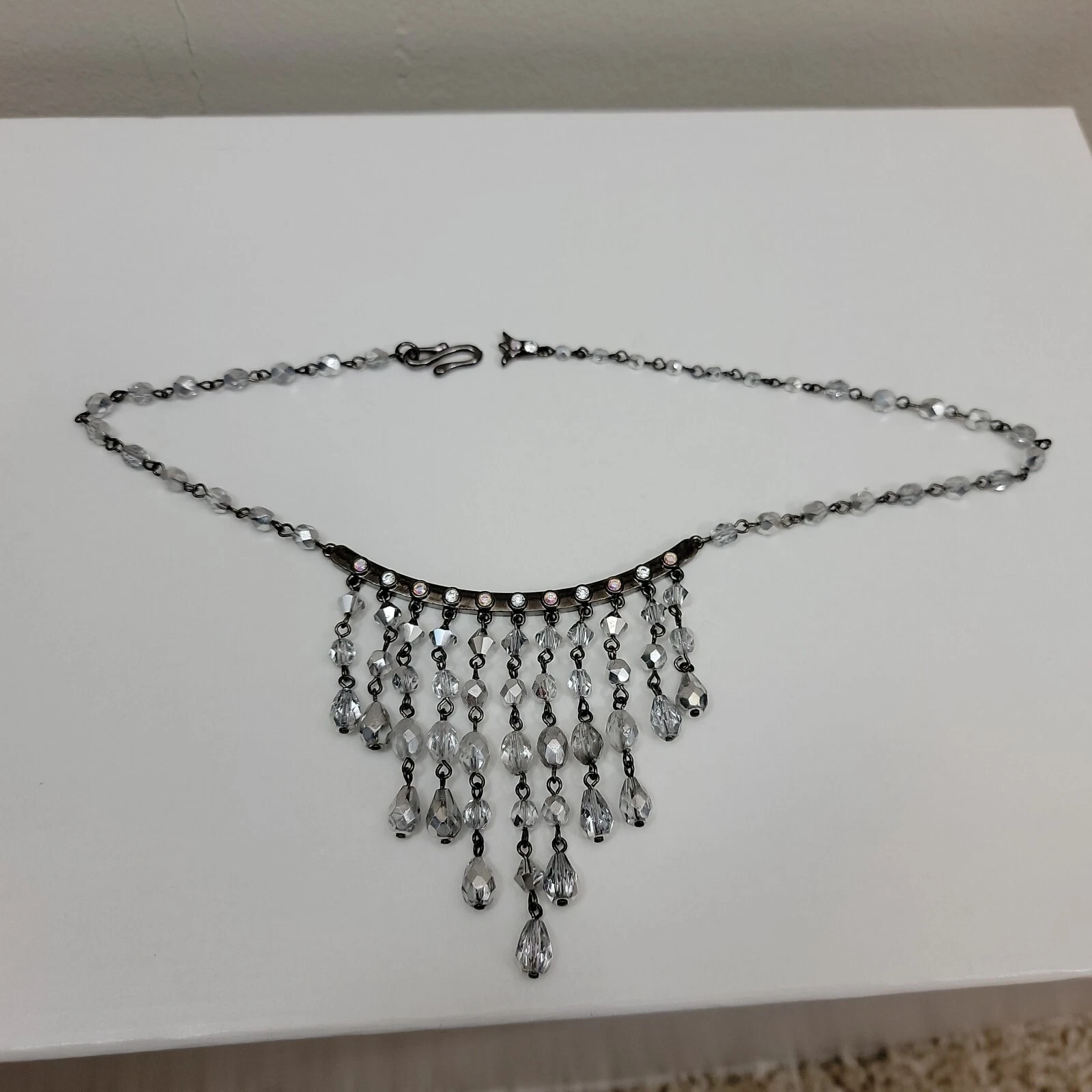 Splendida Collana Pendente Perline Vintage Givenchy