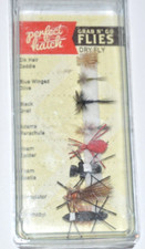 perfect hatch grab n' go flyfishing dry fly assortment trout beetle ant caddis