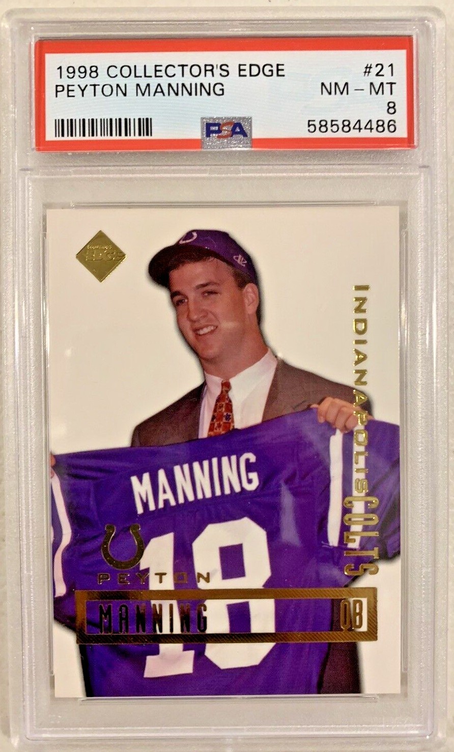 Peyton Manning Collector's Edge #21 Base