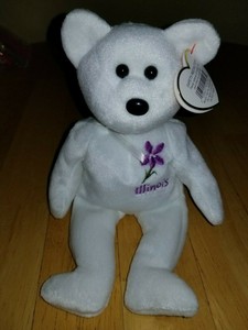 violet beanie baby