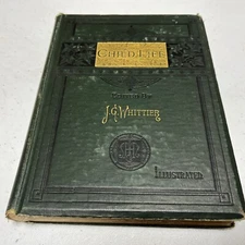 Child Life: A Collection of Poems John Greenleaf Whittier 1871 Illustrated Book