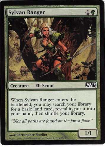 Sylvan Ranger PLAYSET Magic MtG X4 M11 SP EBay
