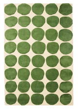 New Design Hand Tufted Nz Wool Rug Color Green Handmade Luxury Carpet Area Rug